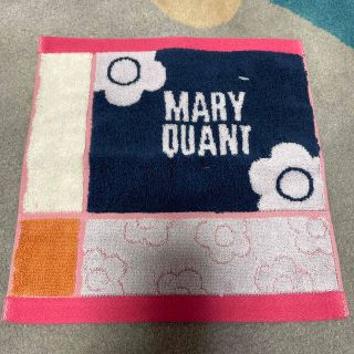 マリークワント(MARY QUANT)のマリークワントタオルハンカチネイビー(ハンカチ)