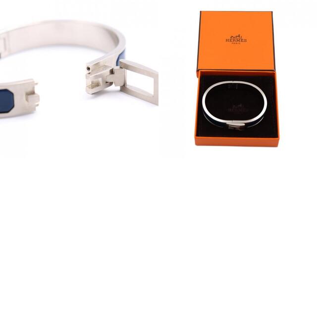 HERMES エルメス ジェットバングル ブレスレット メタル シルバー