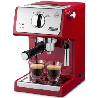 デロンギ(DeLonghi)の【ゆうこ様ご購入用ページ　エスプレッソマシン 赤】ECP3220J-R 美品(エスプレッソマシン)