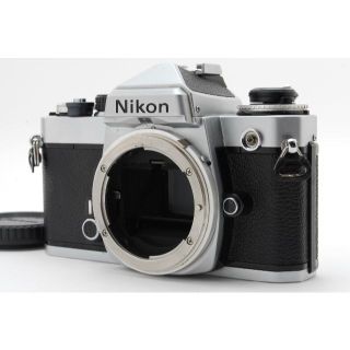 ニコン(Nikon)の美品 NIKON FE 一眼レフ シルバー シャッター全速OK 動作確認済(フィルムカメラ)