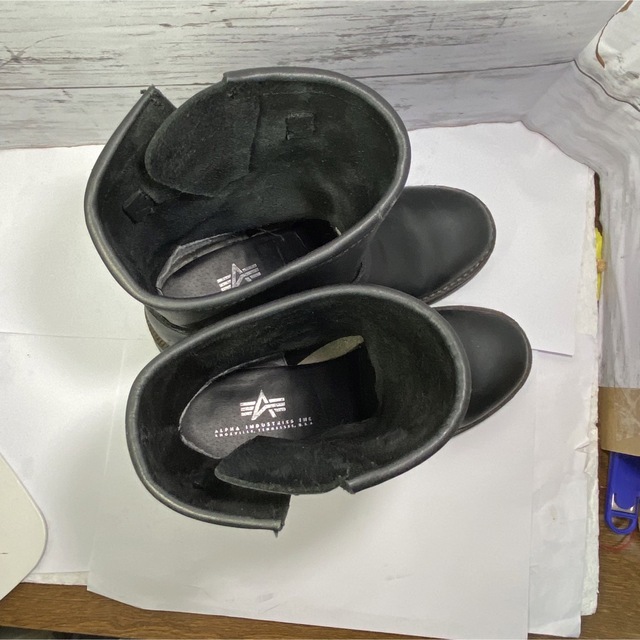 ALPHA INDUSTRIES(アルファインダストリーズ)の【yukidaluma様専用】アルファ　エンジニアブーツ  23cm レディースの靴/シューズ(ブーツ)の商品写真
