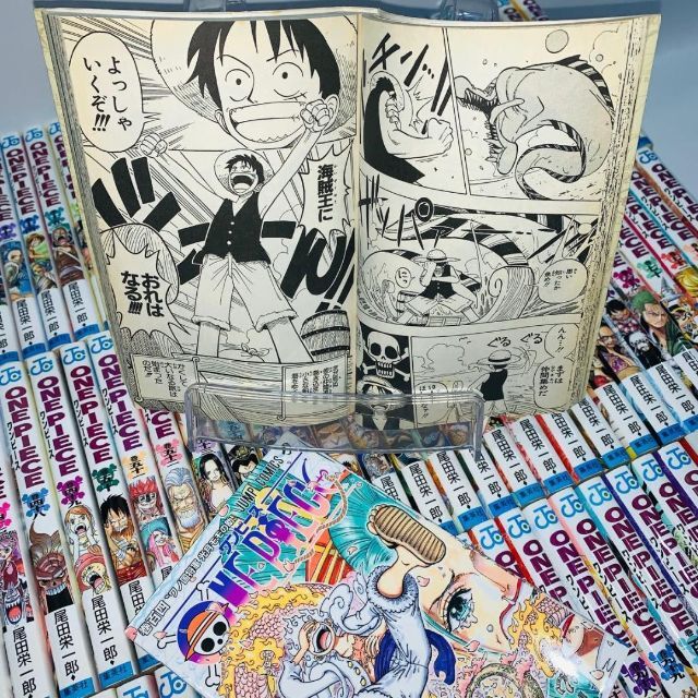 ONE PIECE ワンピース 全巻u3000セットu30001〜104巻+関連本5冊 人気