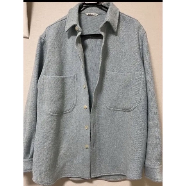 本店は AURALEE - AURALEE 22AW ブルゾン 3 LIGHT BLUE ブルゾン - www