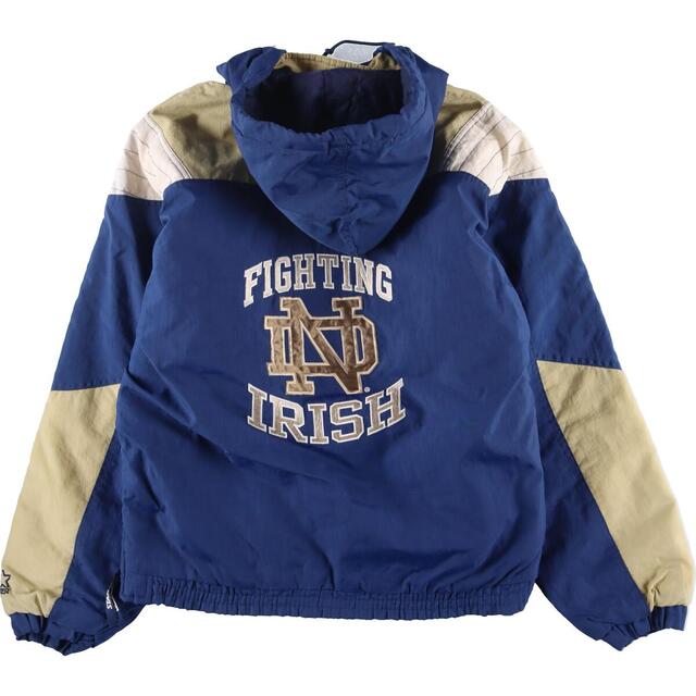 STARTER - 古着 スターター Starter NOTRE DAME FIGHTING IRISH ノート