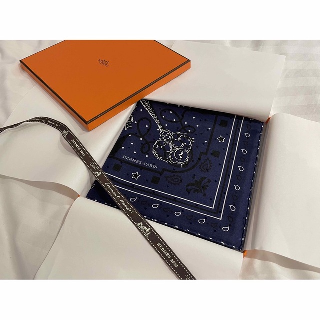 Hermes(エルメス)の【SALE】2023SS ♥︎ エルメス シルク バンダナ 55 レクレ カレ レディースのファッション小物(バンダナ/スカーフ)の商品写真