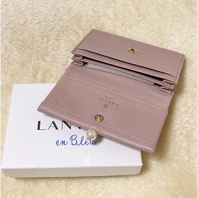 LANVIN en Bleu(ランバンオンブルー)のランバンオンブルー  カード 名刺入れ レディースのファッション小物(名刺入れ/定期入れ)の商品写真