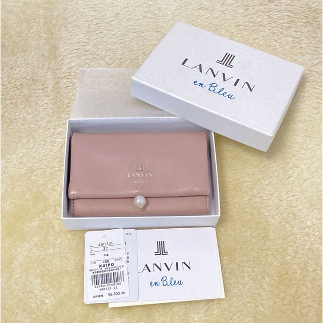 LANVIN en Bleu(ランバンオンブルー)のランバンオンブルー  カード 名刺入れ レディースのファッション小物(名刺入れ/定期入れ)の商品写真