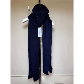 マルタンマルジェラ(Maison Martin Margiela)の新品 マルジェラ 21aw ドライバーズニットマフラー 紺 3511(マフラー)