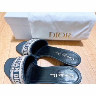 ディオール(Dior)のクリスチャンディオール ロゴ ミュール(ミュール)