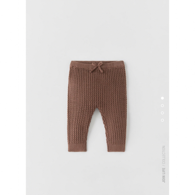 ZARA KIDS(ザラキッズ)のケーブルニットレギンス　 キッズ/ベビー/マタニティのベビー服(~85cm)(パンツ)の商品写真