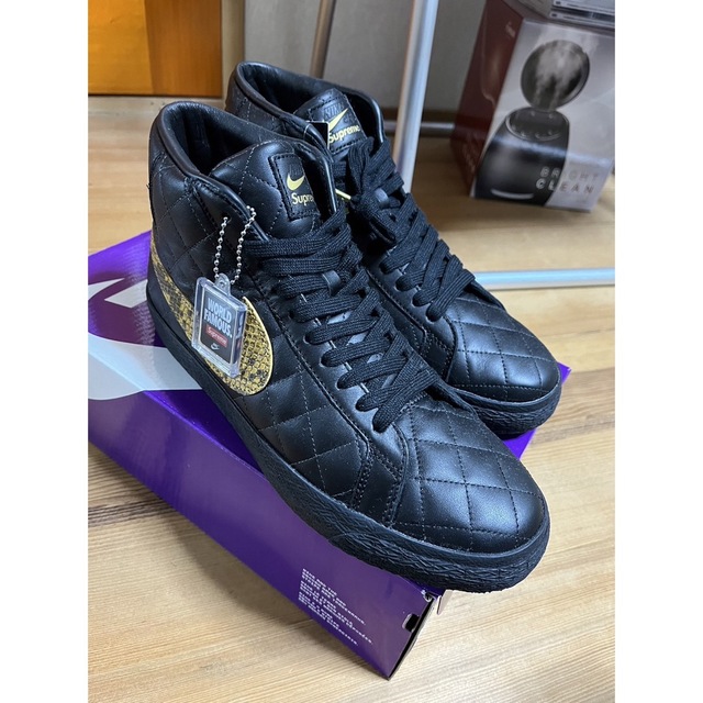 Supreme Nike SB Blazer Mid ブレーザーミッド 黒 26