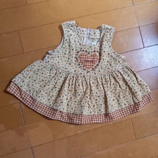 パンプルムース(Pample Mousse)のPample morsse 子供服ワンピース　80(ワンピース)