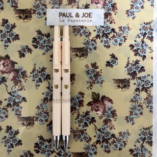 ポールアンドジョー(PAUL & JOE)の「PAUL &  JOE」ポール &  ジョーゲルインキボールペン2本セット(ペン/マーカー)