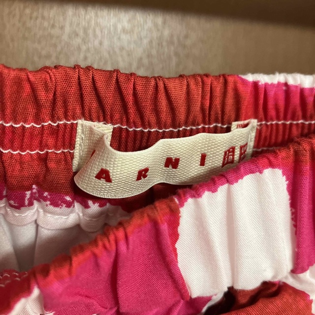 マルニ×ユニクロUNIQLO バルーンスカート ピンク×レッド赤 Mサイズ スカート ひざ丈スカート