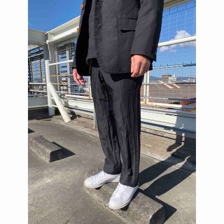 コムデギャルソンオムプリュス(COMME des GARCONS HOMME PLUS)のコムデギャルソンオムプリュス ポリ縮絨 PS-P075 2019(スラックス)