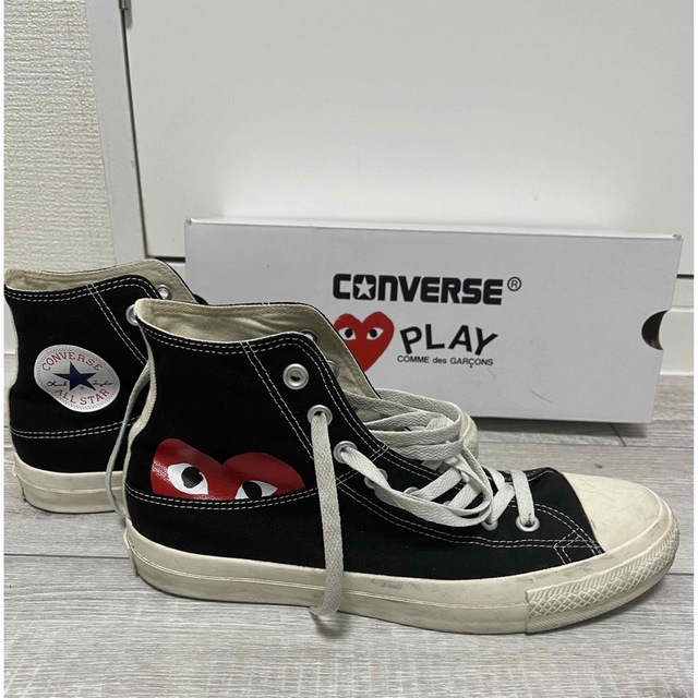 CONVERSE(コンバース)のコンバース　コムデギャルソン　ハイカット メンズの靴/シューズ(スニーカー)の商品写真