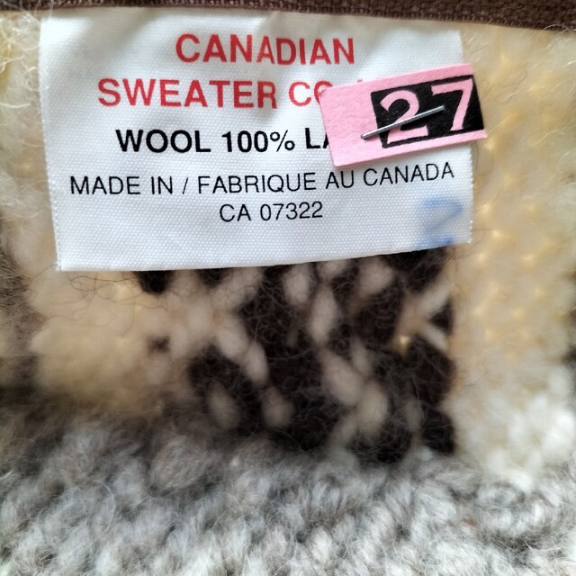 Canadian Sweater ヴィンテージ  カウチン Canada製 メンズのトップス(ニット/セーター)の商品写真