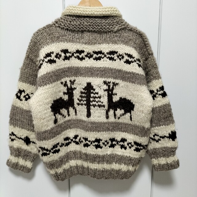 Canadian Sweater ヴィンテージ  カウチン Canada製 メンズのトップス(ニット/セーター)の商品写真
