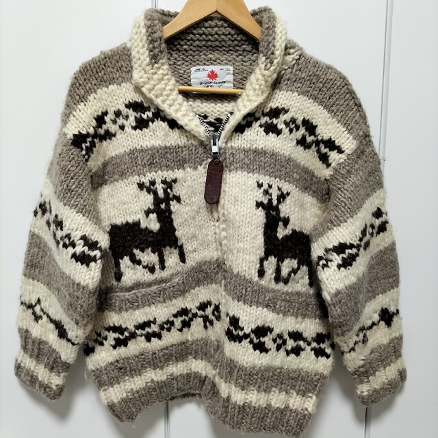 Canadian Sweater ヴィンテージ カウチン Canada製の+inforsante.fr