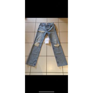 バレンシアガ(Balenciaga)の新品バレンシアガ 2021AW Destroyed Straight Jeans(デニム/ジーンズ)