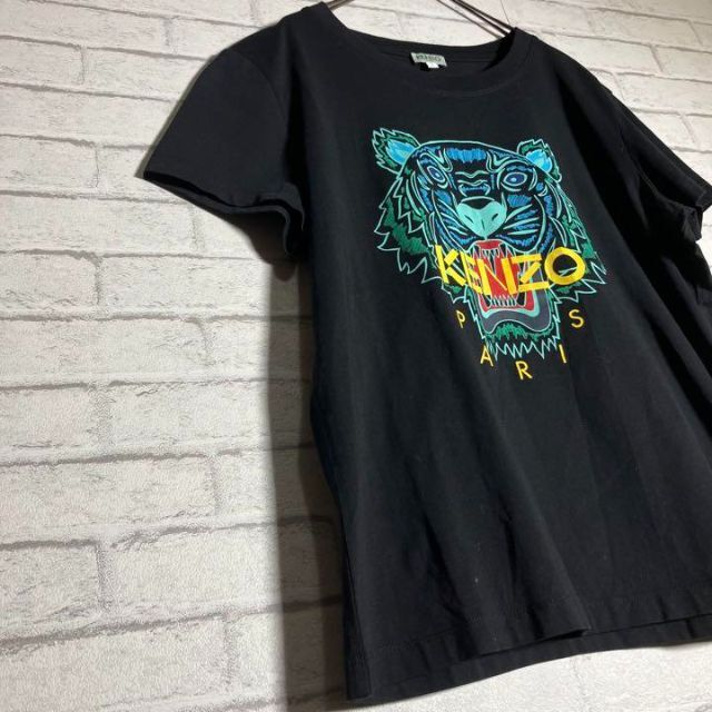 KENZO(ケンゾー)の【KENZO】ケンゾー ビッグロゴ タイガー 虎 半袖Tシャツ 人気 美品 メンズのトップス(Tシャツ/カットソー(半袖/袖なし))の商品写真