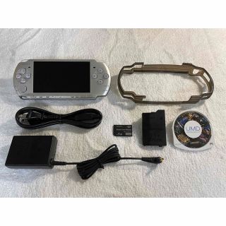 プレイステーションポータブル(PlayStation Portable)の☆良品☆　PSP-3000  ミスティックシルバー(携帯用ゲーム機本体)