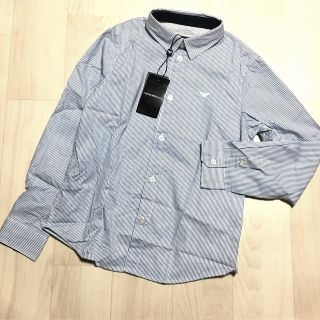 アルマーニ ジュニア(ARMANI JUNIOR)のEMPORIO ARMANI エンポリオアルマーニ   ストライプシャツ(ブラウス)