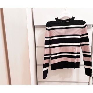 リランドチュール(Rirandture)の👚Rirandure：美品 袖パールニットトップス(ニット/セーター)