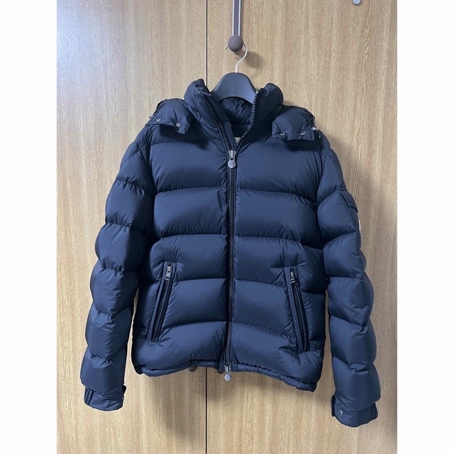 代引き人気 MONCLER モンクレール マヤ beams別注 マットナイロンブラック サイズ3 ダウンジャケット