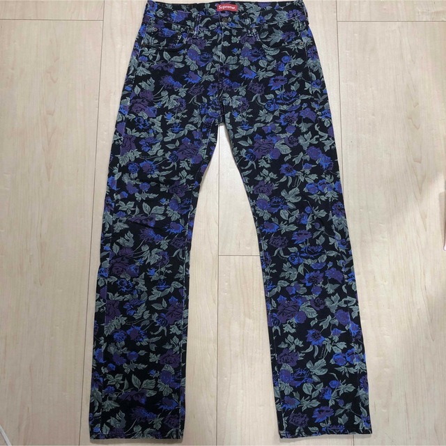 supreme levis roses 505 jeans denim