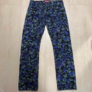 【16ss】supreme levis roses 505 jeansdenim