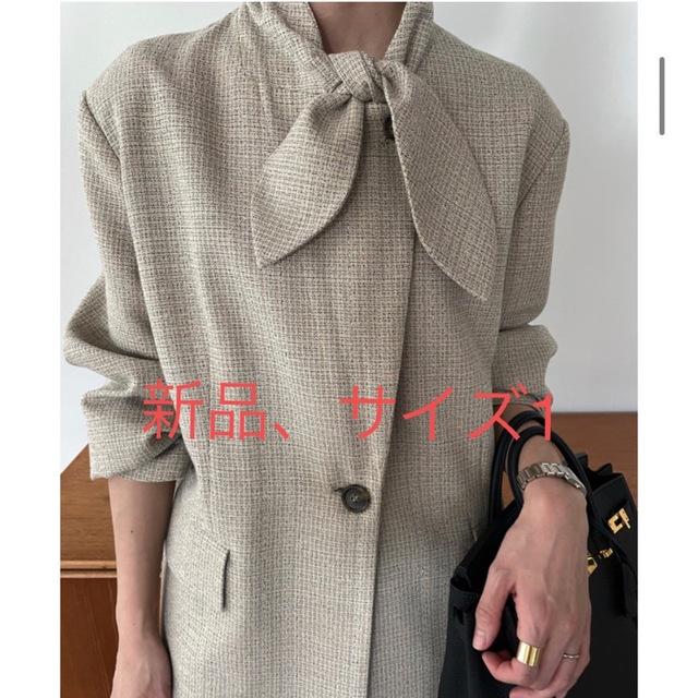 CLANE BOW TIE ARRANGE JACKET - テーラードジャケット