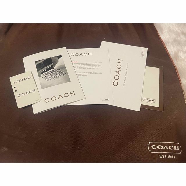 COACH(コーチ)の幻のコーチストローフラワーアップリケトート レディースのバッグ(かごバッグ/ストローバッグ)の商品写真