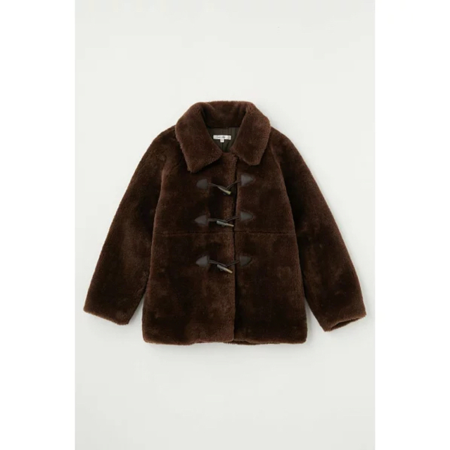 moussy(マウジー)の【moussy】VOLUME F／FUR MIDDLE コート レディースのジャケット/アウター(毛皮/ファーコート)の商品写真