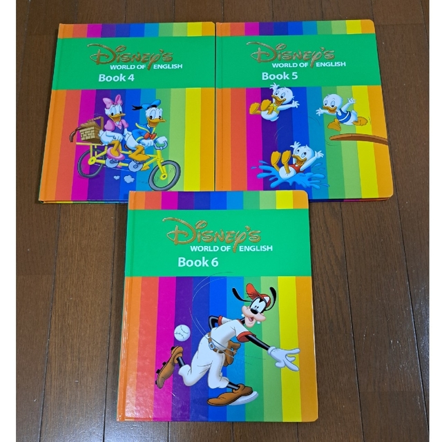 Disney(ディズニー)のﾃﾞｨｽﾞﾆｰ英語ｼｽﾃﾑ　storysongs用book4～6 エンタメ/ホビーの本(絵本/児童書)の商品写真