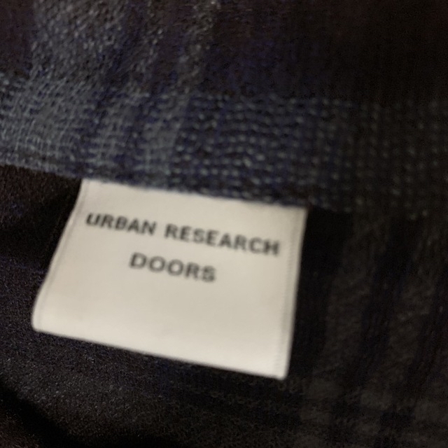 URBAN RESEARCH DOORS(アーバンリサーチドアーズ)のアーバンリサーチドアーズ ウールコットンチェックワイドシャツ レディースのトップス(シャツ/ブラウス(長袖/七分))の商品写真