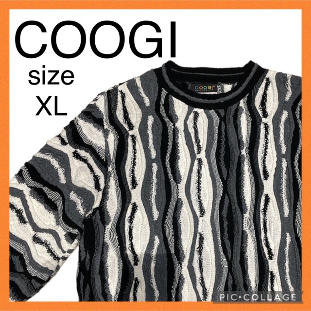 【1点限り！】COOGI 3Dニットセーター