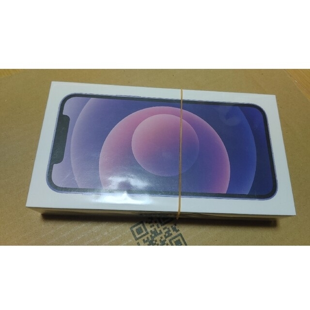 高い素材 iPhone - パープル 64GB 12 iPhone 新品未開封