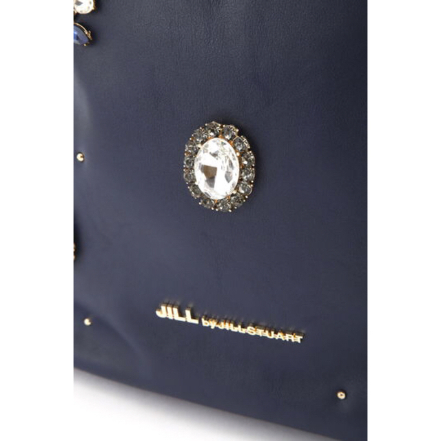 JILL by JILLSTUART(ジルバイジルスチュアート)の⭐️新品タグ付⭐️ジルスチュアート　ショルダーバッグ　花柄ビジュー＆ファー付 レディースのバッグ(トートバッグ)の商品写真