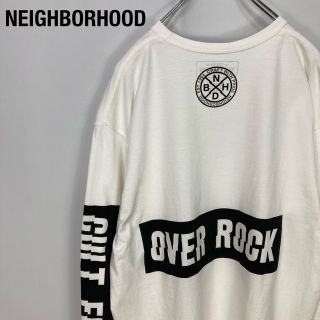 ネイバーフッド(NEIGHBORHOOD)の古着 ネイバーフッド 両面 袖 プリント ロンT 長袖 Tシャツ(Tシャツ/カットソー(七分/長袖))