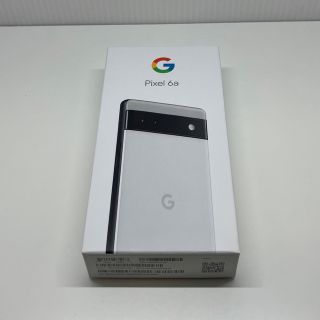 グーグル(Google)のGoogle pixel6a 128GB 白(スマートフォン本体)