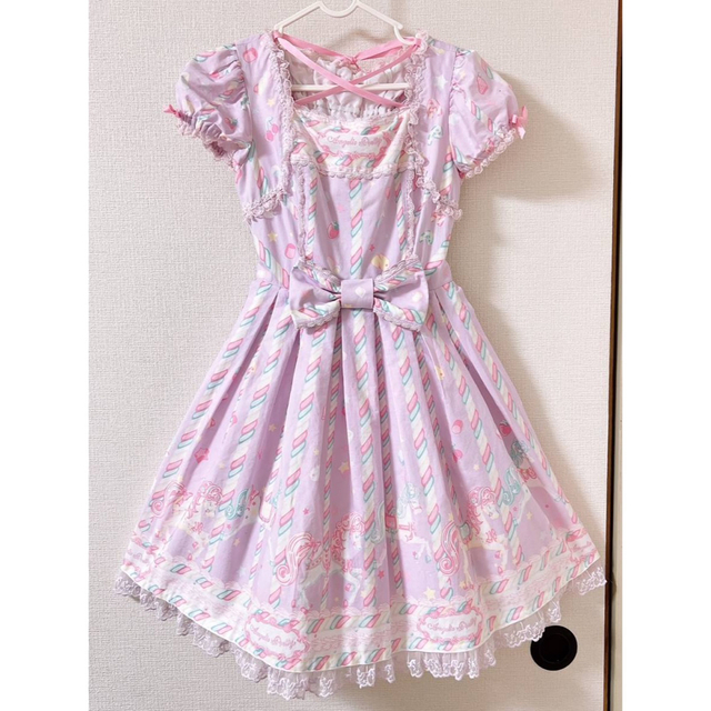 ★Angelic Pretty Sugary Carnivalワンピース★ひざ丈ワンピース