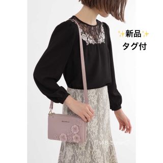 ジルスチュアート(JILLSTUART)の⭐︎新品⭐︎ジルスチュアート　ショルダーバッグ（パープル花柄）(ショルダーバッグ)