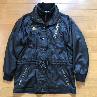 カッパ(Kappa)のkappa ★古着★vintage★黒★ナイロン★ベンチコート★(ナイロンジャケット)