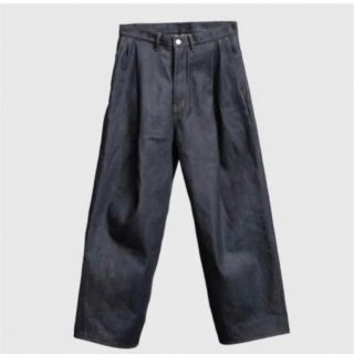 サンシー(SUNSEA)のsublations 2TUCK WIDE DENIM PANTS(デニム/ジーンズ)