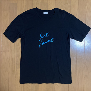 サンローラン(Saint Laurent)のSAINT LAURENT サンローラン シグネチャーオーバーサイズ Tシャツ(Tシャツ/カットソー(半袖/袖なし))