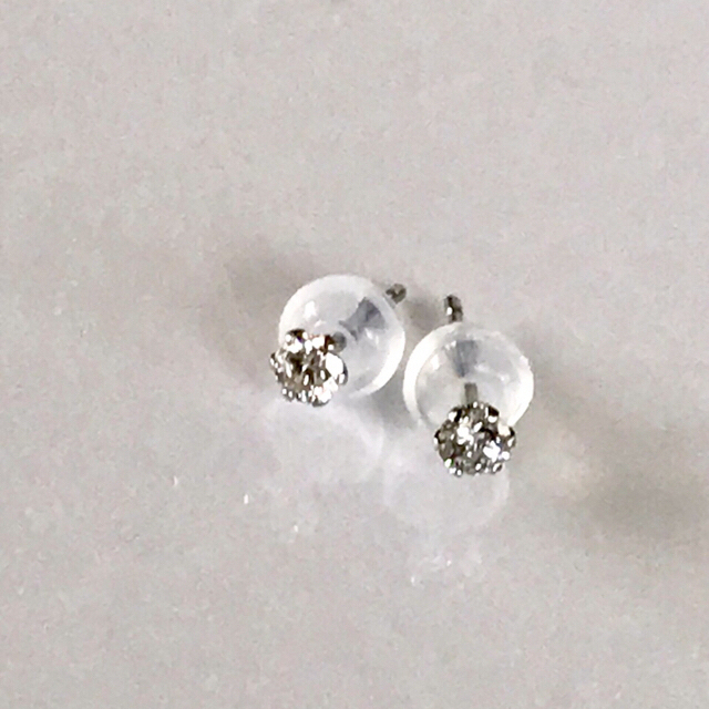 Pt900ダイヤ0.14ct/0.14ctピアス