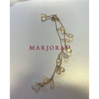 マジョラム(MARJORAM)の【新品】MARJORAM ブレスレット(ブレスレット/バングル)