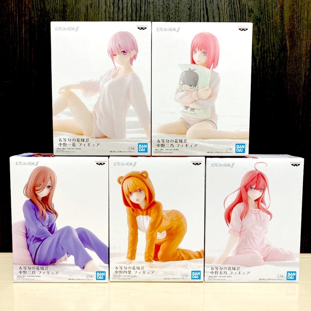 五等分の花嫁 フィギュア 一花 二乃 三玖 四葉 五月 5点セット