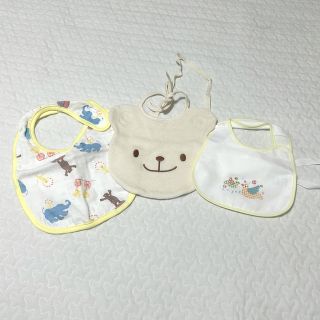 ハッカベビー(hakka baby)の【新品未使用品】スタイ 3枚セット hakka baby(ベビースタイ/よだれかけ)